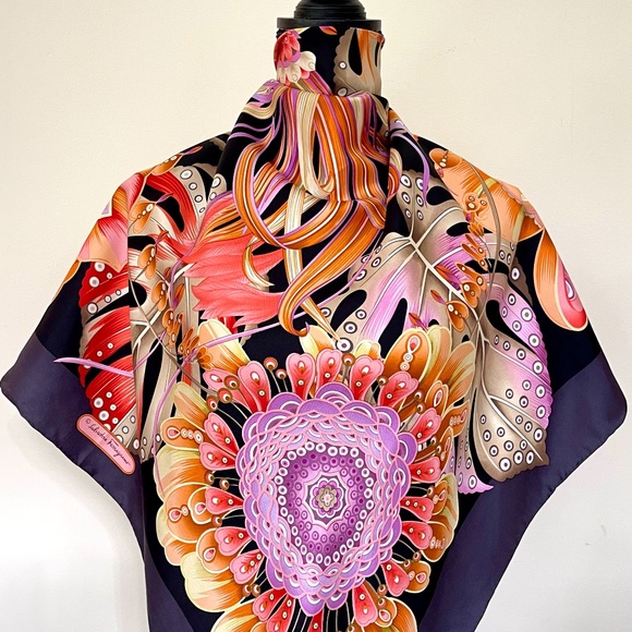 Salvatore Ferragamo Silk Scarf - Picture 3 of 15